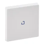 Valena LIFE Лицевая панель для переключателя промежуточного с подсветкой/индикацией Белая