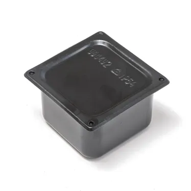 Коробка протяжная металлическая У-994 IP54 грунтованная с уплотнителем 110х110х80 мм | PR08.9805 | Промрукав