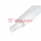 Термоусаживаемая трубка 30,0 15,0 мм, белая, упаковка 10 шт. по 1 м, REXANT