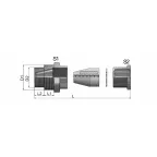 Ввод кабельный ВКГ- G3/4” (G1”) УХЛ 1