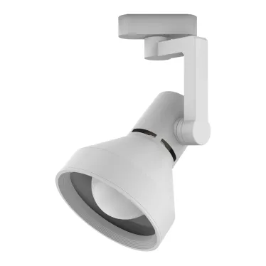 Светильник трековый однофазный под лампу E27 220V IP20 112*230мм белый конус | TR014 | Gauss