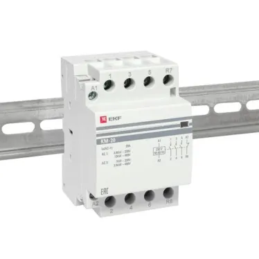 Контактор модульный 20А 3п 3NО+NC