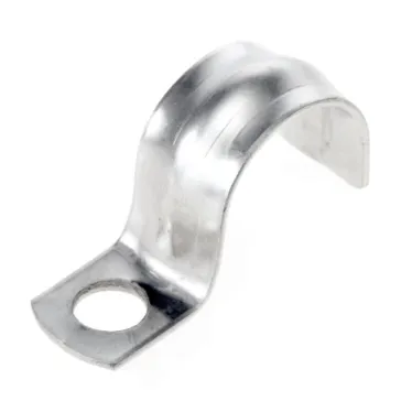 Скоба металлическая однолапковая СМО 25-26 отв. d 6,5 мм (100 шт/уп)