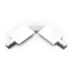 Коннектор для встраиваемого шинопровода осветительного гибкий (I) белый | TR142 | Gauss