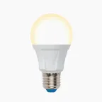 Лампа светодиодная LED-A60 12W/3000K/E27/FR/DIM PLP01WH LED, димм.. "груша", мат, серия Яркая, пр-во Россия, 3000К . | UL-00004290 | Uniel
