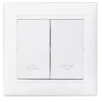 VALENA Рамка 1 пост горизонтальная белая