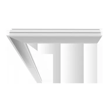 Светильник светодиодный ДВО Universal-Line L-поворот 650*650*69мм 38Вт 3000К IP40 правый/левый RAL9003 белый муар | V1-A1-10418-10000-4003830 | VARTON