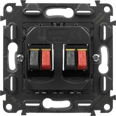 Valena IN MATIC Аудиорозетка с пружинными зажимами Двойная