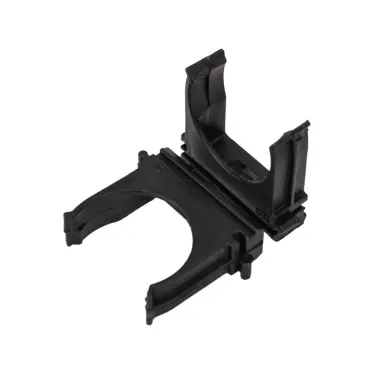 Крепеж-клипса для трубы 32 мм, черная (100 шт./уп.), REXANT