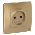 BLANCA скрытой установки розетка без заземления без шторок 16А, 250В, титан