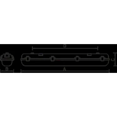 Светильник ARCTIC.OPL ECO LED 1200 TH 4000K