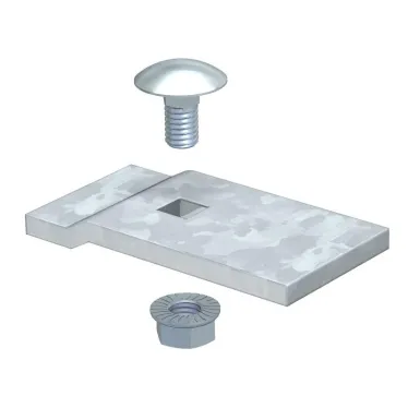 Фиксатор зажимной 60х30 мм, сталь, FT