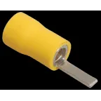 Наконечник плоский изолированный НпИш 4.0-6.0 желтый (100шт)