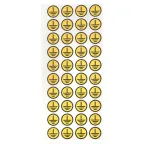 Знак безопасности ''Земля'' (круглый) d-20мм