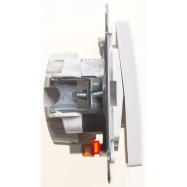 W59 Переключатель одноклавишный с подсв. 10АХ, механизм, белый