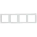 15 Рамка на 4 поста белый
