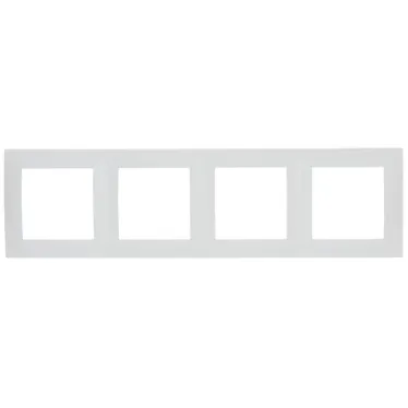 15 Рамка на 4 поста белый