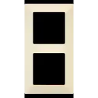 Valena LIFE Рамка 2 поста слоновая кость универсальная