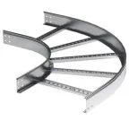 Угол горизонтальный 90 градусов 80x600 R-600, лонжерон 1,5 мм, в комплекте с крепежными элементами и соединительными пластинами, необходимыми для монтажа