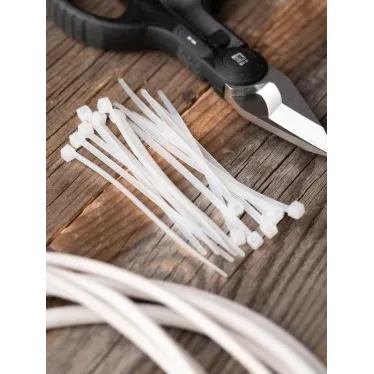 Хомут P6.6 стандартный белый 2.5x120 (100шт) FlexLock PROxima