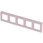 Рамка 5 постов INSPIRIA розовая