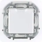 Розетка 2К+З IP 44 с откидной крышкой и шторками немецкий стандарт 16 А 250 В INSPIRIA белая