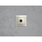 VALENA Розетка телевизионная TV звезда в рамку слоновая кость 1.5дБ