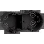 Коробка установочная 141х70х45мм двухместная для твердых стен