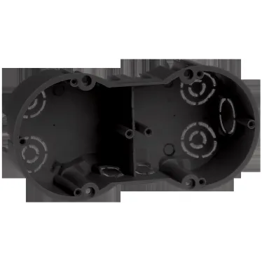 Коробка установочная 141х70х45мм двухместная для твердых стен