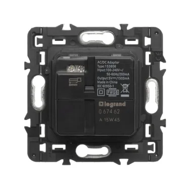 Celiane Панель лицевая розетки USB титан