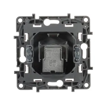 ETIKA Розетка телевизионная TV проходная 15дБ белая