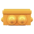 Коробка пластиковая FS с кабельными вводами и клеммниками IP55 100х100х50мм 5р 450V 10A 6мм.кв.