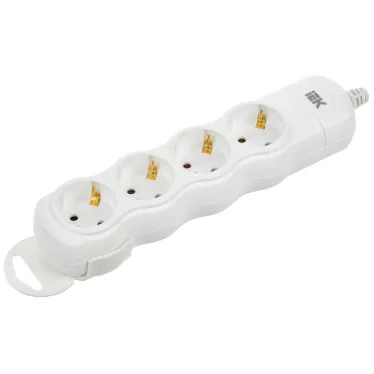 Розетка переносная разборная РПр04 4 места IEK