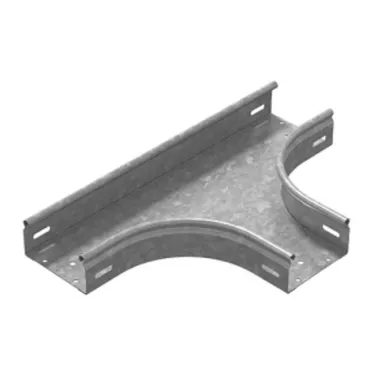 Т-отвод плавный универсальный к лотку 200х80, толщина 1,5 мм, Сендзимир цинк