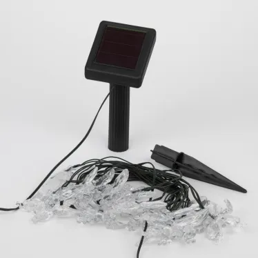 Садовая гирлянда на солнечной батарее Бабочки 20 LED 5,8 метра ERASF22-15 ЭРА