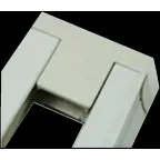 Заглушка торцевая белая PTR EC-WH (комплект)