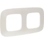 Valena ALLURE Рамка 2 поста жемчуг универсальная