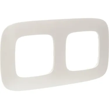 Valena ALLURE Рамка 2 поста жемчуг универсальная