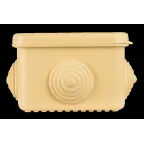 Коробка распаячная КМР-030-036 пылевлагозащитная, 4 мембранных ввода (73х73х49) светлое дерево PROxima