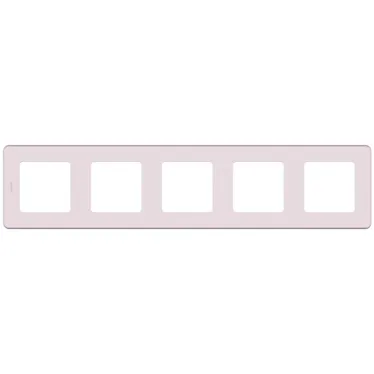 Рамка 5 постов INSPIRIA розовая