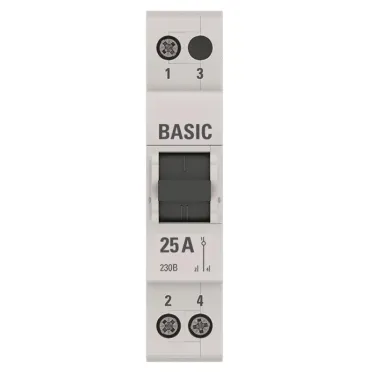 Переключатель трехпозиционный 1P 25А Basic