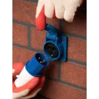 Розетка кабельная 16А 2Р+Е IP44 скрытая 220В 413