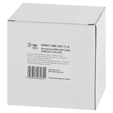 Контактор КМИ-48012 80А 230В/АС3 1НО,1НЗ PRO