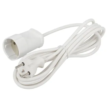 Удлинитель UX(6)-1-3m без заземл, ПВС 2x0,75мм2, 1гн, 3м (20/960) UX(6)-1-3m