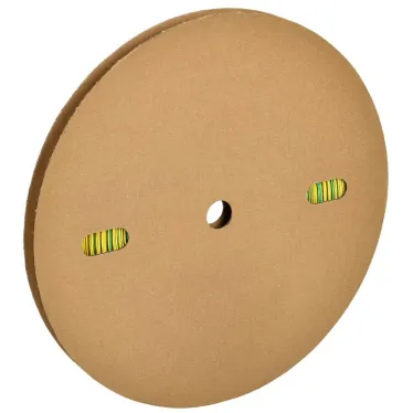 Трубка термоусадочная ТУТ 16/8 желто-зеленая (100м)