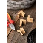 Угол внутренний (20х10) (4 шт) Plast под светлое дерево