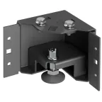 Уголок цоколя h-100мм регулируемый по высоте черный (4шт/компл) РФ by ZPAS