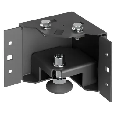 Уголок цоколя h-100мм регулируемый по высоте черный (4шт/компл) РФ by ZPAS