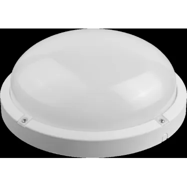 Светильник светодиодный ДБП-18w 4000К 1620Лм IP65 круглый пластиковый белый