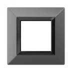 Рамка из металла, ''Avanti'', темно-серый, 2 модуля